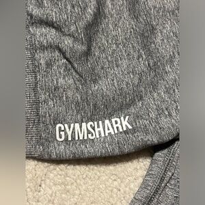 Gymshark gray long sleeve compression work out top